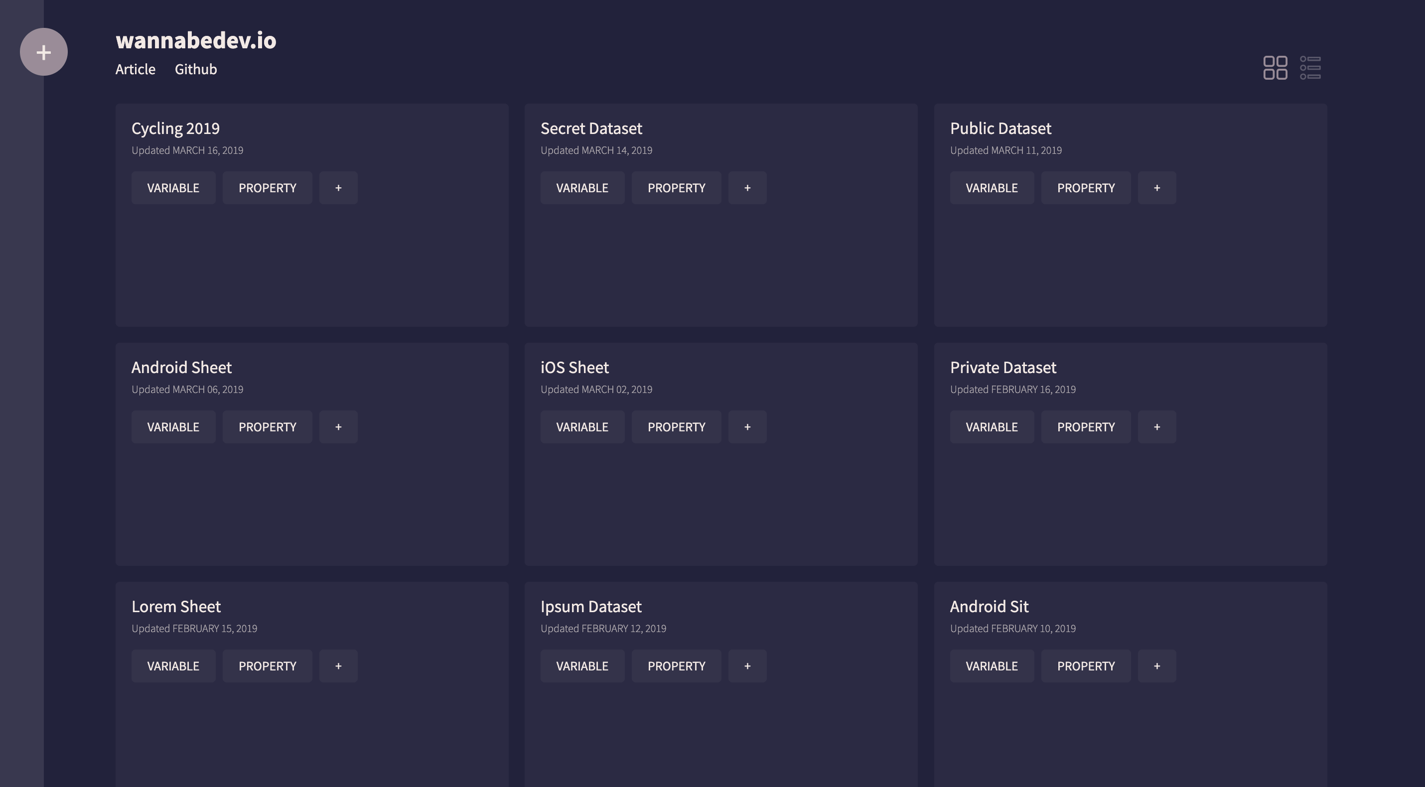 Unique Transition Between Grid and List Views